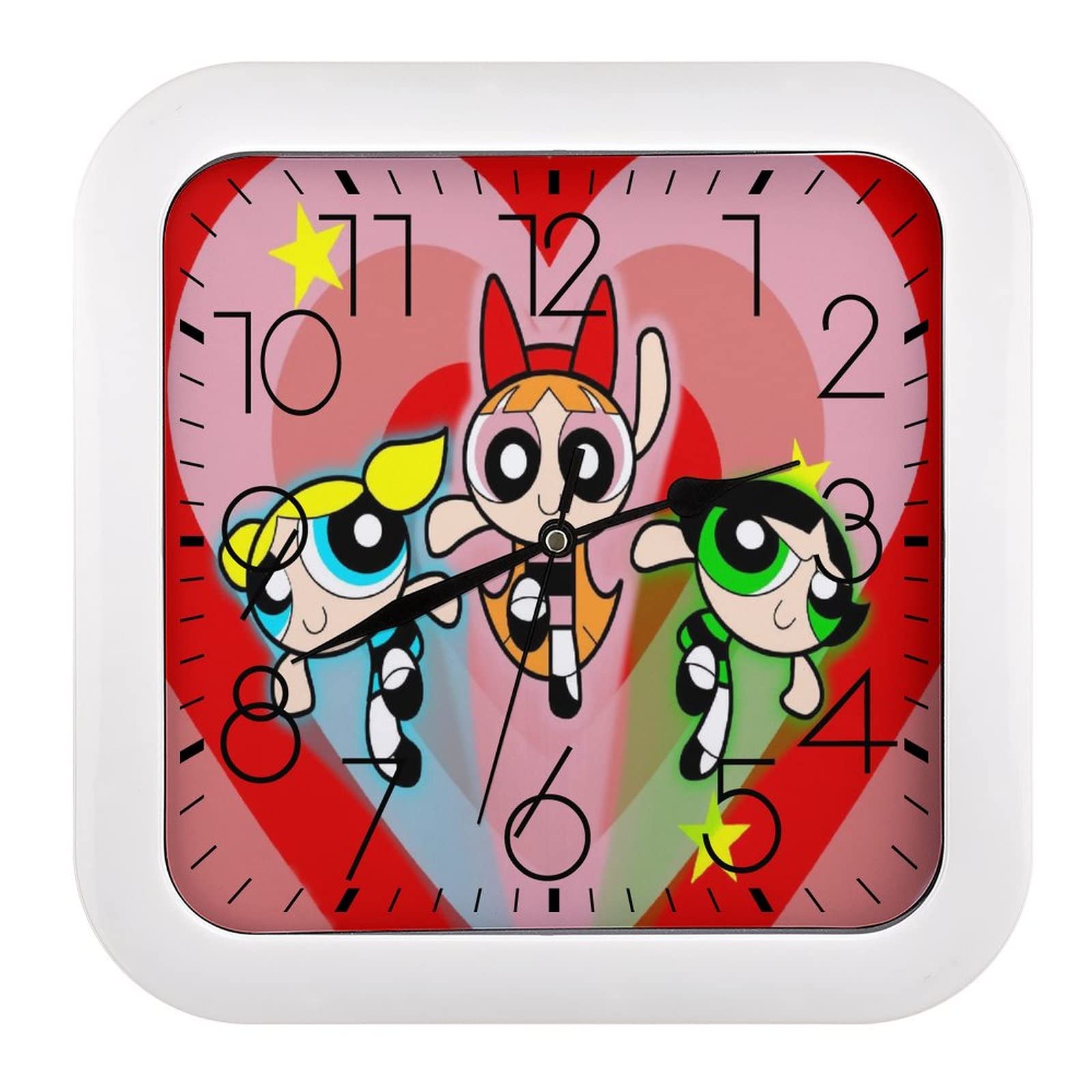 Amazon.co.jp: パワーパフガールズ (3) 壁掛け時計 掛時計 モダン